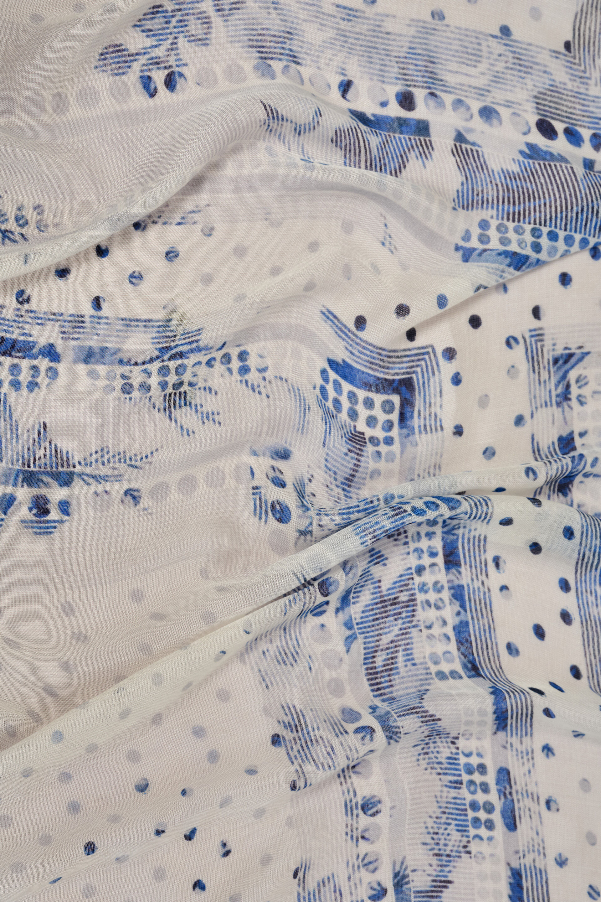 Blue Mosaic Modal Stole, , image 2